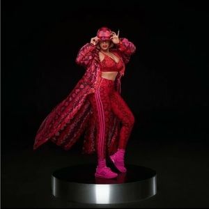 Adidas Originals X Ivy Park Snakeskin Convertible Jacket Sz M